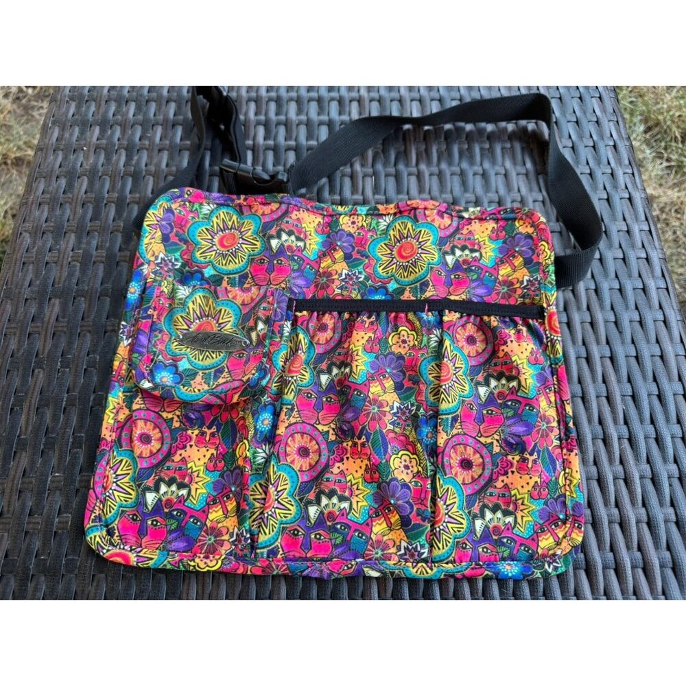 Laurel Burch Small Adjustable Garden Apron 12x10 Feline Garden Cat OC24